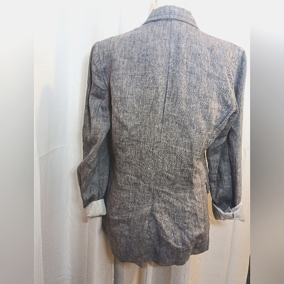 Trenery French linen gray blazer - Picture 7 of 11